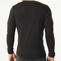 Budget 🔔 Tee 👕 Shirt Manches Longues Classic D07204-124 Noir de G-Star 🎉 -G-Star Soldes g star 106447 D07204 124 990 NOOSFW20 20210210T105929 04