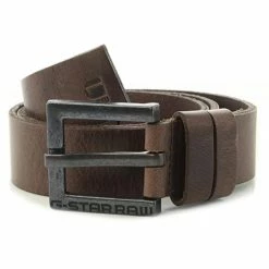 Le moins cher 🎉 Ceinture Cuir Duko D04164-3127 Marron de G-Star 👏