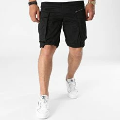 De gros 🔔 Short Cargo Rovic Zip Loose D08566-5126 Noir de G-Star 🛒 -G-Star Soldes g star 127549 D08566 5126 990 NOOSSS21 20210618T143417 03