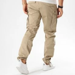 Sortie ⌛ Pantalon Cargo Rovic Zip 3D Tapered D02190-5126 Beige de G-Star 🤩 -G-Star Soldes g star 145503 D02190 5126 239 NOOSFW18 20180702T150056 05