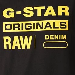 Top 10 🔔 Tee 👚 Shirt Graphic 8 D14143-336 Noir de G-Star 🥰 -G-Star Soldes g star 171554 D14143 336 6484 20190215T121223 03
