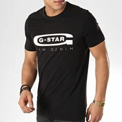 Acheter 🧨 Tee 👚 Shirt Graphic 4 D15104-336 Noir de G-Star 😀