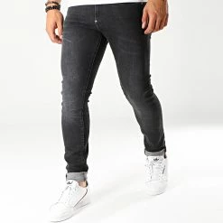 De gros 🥰 Jean Skinny Revend 51010-A634 Noir de G-Star 🤩