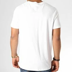 Grosses soldes 🎁 Tee 👚 Shirt Graphic 8 D14143-336 Blanc Noir de G-Star 💯 -G-Star Soldes g star 188363 D14143 336 110 20190708T153623 05