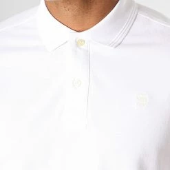 Budget 👏 Polo Manches Courtes Dunda Slim D11595-5864 Blanc de G-Star 👍 -G-Star Soldes g star 188366 D11595 5864 110 20190708T153547 03