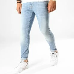 Nouveau 🔥 Jean Skinny Revend 51010-8968 Bleu Wash de G-Star 😀