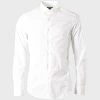 Promo 🧨 Chemise Manches Longues 👗 Dressed Super Slim D17026-C271 Blanc de G-Star 🎉
