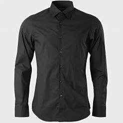 Acheter 👍 Chemise Manches Longues 👗 Dressed Super Slim D17026-C271 Noir de G-Star ✔️