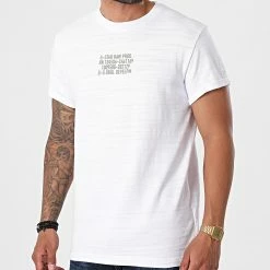 Budget ✔️ Tee 👚 Shirt D19848-C789 Blanc Chiné de G-Star 🧨 -G-Star Soldes g star 261124 D19848 C789 110 20210413T162500 03