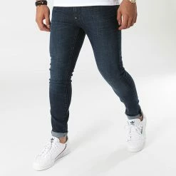 De gros 🌟 Jean Skinny Revend D20071-C051 Bleu Marine de G-Star 🌟