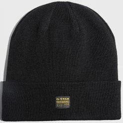 Bon marché 🔥 Bonnet Effo Noir de G-Star 🥰