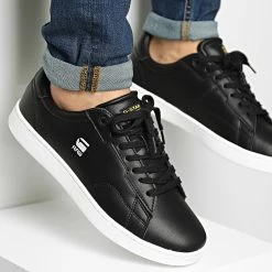 Meilleure affaire 🔥 Baskets Cadet Leather 2142 Black de G-Star 🥰