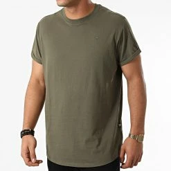 Top 10 🌟 Tee 👚 Shirt Oversize Compact Jersey D16396-B353 Vert Kaki de G-Star 🎉