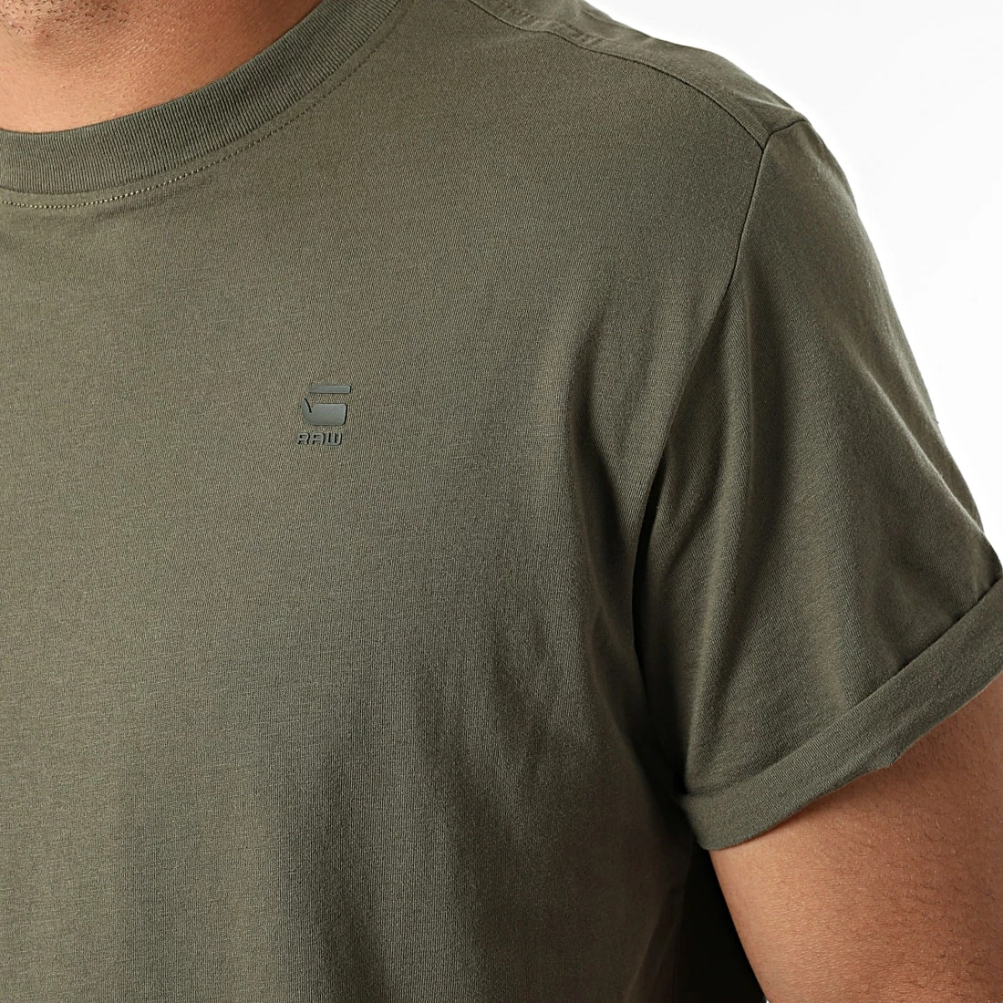 Top 10 🌟 Tee 👚 Shirt Oversize Compact Jersey D16396-B353 Vert Kaki de G-Star 🎉 2 Top 10 🌟 Tee 👚 Shirt Oversize Compact Jersey D16396-B353 Vert Kaki de G-Star 🎉 – Image 2