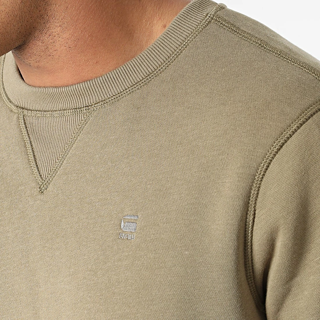 Tout neuf 😉 Sweat Crewneck D16917-C235 Vert Kaki de G-Star ✔️ 2 Tout neuf 😉 Sweat Crewneck D16917-C235 Vert Kaki de G-Star ✔️ – Image 2