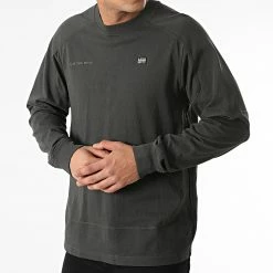 Nouveau ⭐ Tee 👚 Shirt Manches Longues Moto Mesh Loose D20703-C336 Gris Anthracite de G-Star ❤️ -G-Star Soldes g star 289975 D20703 C336 5812 20211102T163211 03