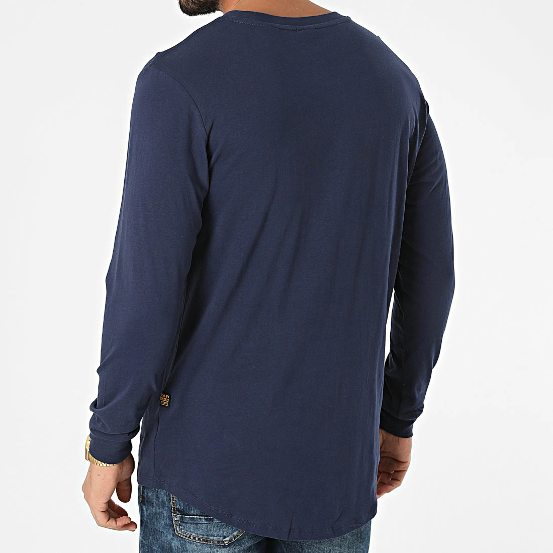 Coupon ⭐ Tee 👕 Shirt Manches Longues Oversize D16396-B353 Bleu Marine de G-Star 🧨 4 Coupon ⭐ Tee 👕 Shirt Manches Longues Oversize D16396-B353 Bleu Marine de G-Star 🧨 – Image 4