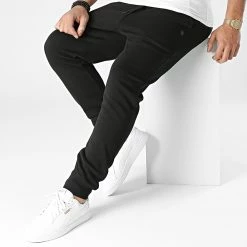 Nouveau 🤩 Pantalon Jogging D15653-C235 Noir de G-Star 👍 -G-Star Soldes g star 291623 D15653 C235 6484 20211115T151217 03