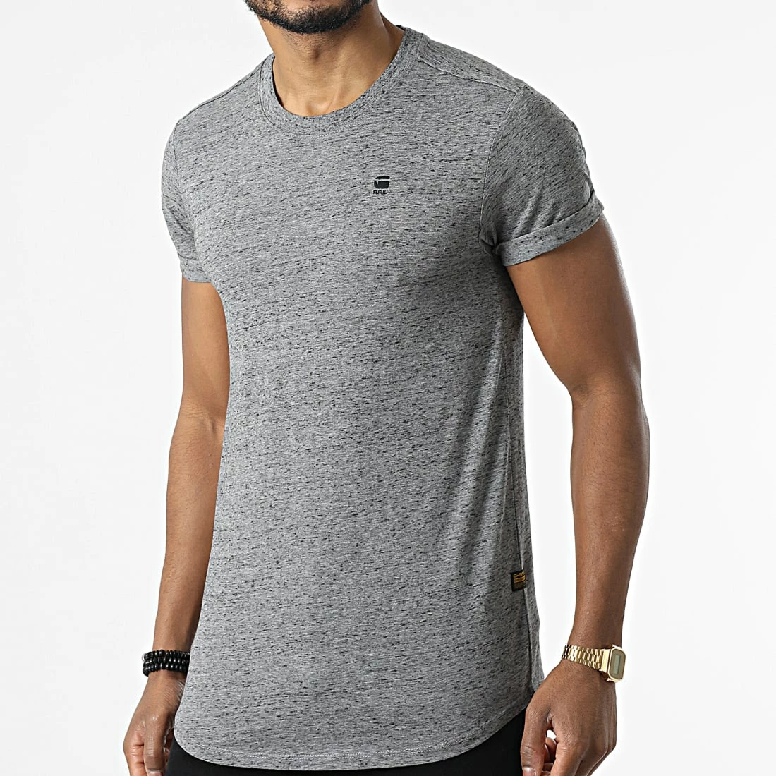 Nouveau 🌟 Tee 👚 Shirt Turon Gris Anthracite Chiné de G-Star 🔥 1 Nouveau 🌟 Tee 👚 Shirt Turon Gris Anthracite Chiné de G-Star 🔥