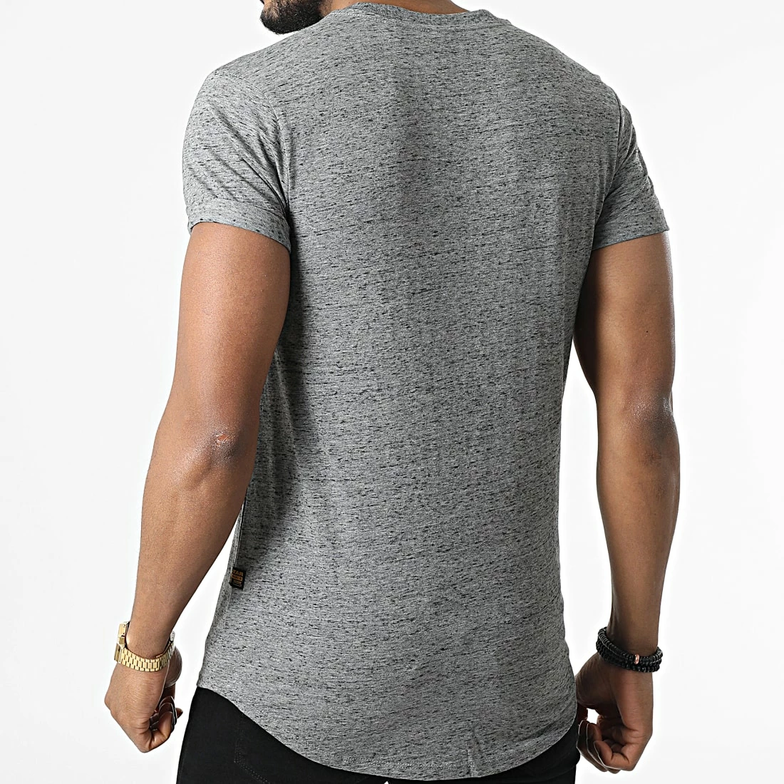 Nouveau 🌟 Tee 👚 Shirt Turon Gris Anthracite Chiné de G-Star 🔥 4 Nouveau 🌟 Tee 👚 Shirt Turon Gris Anthracite Chiné de G-Star 🔥 – Image 4