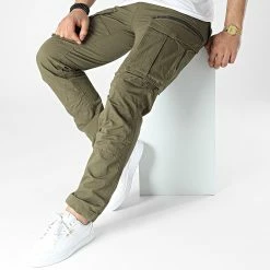 Coupon 😉 Pantalon Cargo Rovic Zip 3D D02190-C951 Vert Kaki de G-Star 🧨 -G-Star Soldes g star 292475 D02190 C951 C744 20220318T155822 03