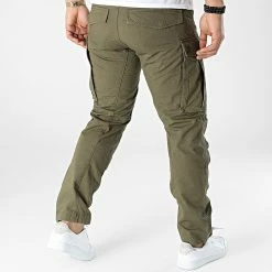 Coupon 😉 Pantalon Cargo Rovic Zip 3D D02190-C951 Vert Kaki de G-Star 🧨 -G-Star Soldes g star 292475 D02190 C951 C744 20220318T155823 04