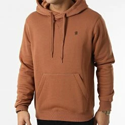 Meilleure affaire ⭐ Sweat Capuche D16121-C235 Camel de G-Star ✨
