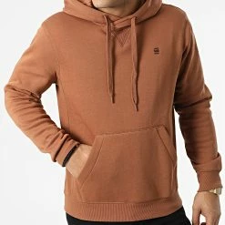 Meilleure affaire ⭐ Sweat Capuche D16121-C235 Camel de G-Star ✨ -G-Star Soldes g star 293272 D16121 C235 C740 20211129T091909 03