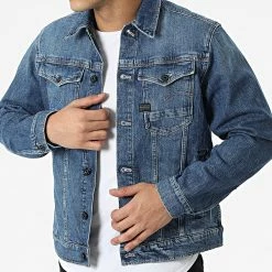 Acheter 👍 Veste Jean D20086-C911 Bleu Denim de G-Star 🔥