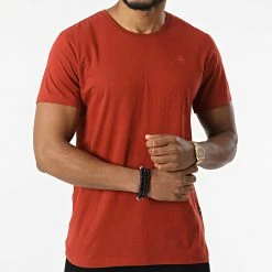 Remise 🎁 Tee 👕 Shirt D16411 Brique de G-Star 🔥 -G-Star Soldes g star 298466 D16411 336 1199 20220120T155437 03