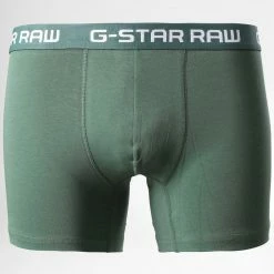 Offres 🎉 Lot De 3 Boxers D05095 Vert Kaki de G-Star 🎁 -G-Star Soldes g star 300792 D05095 2058 8529 20220209T093010 04