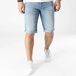 Budget ✔️ Short Jean D07432-8973 Bleu Denim de G-Star 🎉 -G-Star Soldes g star 303029 D07432 8973 424 20220218T143232 03