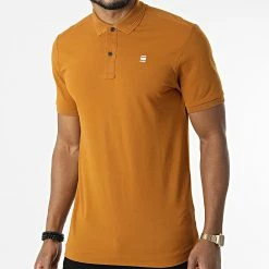 Acheter 💯 Polo Manches Courtes Dunda D11595-5864 Camel de G-Star 😍