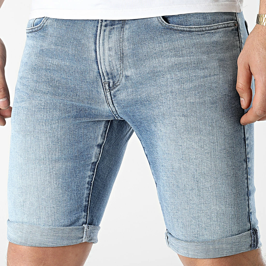 Vente flash đ„ Short Jean Slim 3301 D17418-C051 Bleu Denim de G-Star âš 1 Vente flash đ„ Short Jean Slim 3301 D17418-C051 Bleu Denim de G-Star âš