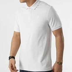 Offres ❤️ Polo Manches Courtes Dunda D11595-5864 Beige Clair de G-Star 🤩