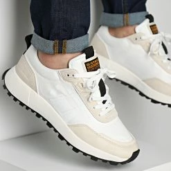 Meilleur prix 💯 Baskets The Q Run Logo 2212 White de G-Star 🎁