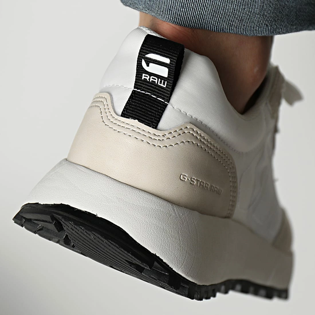 Meilleur prix 💯 Baskets The Q Run Logo 2212 White de G-Star 🎁 4 Meilleur prix 💯 Baskets The Q Run Logo 2212 White de G-Star 🎁 – Image 4