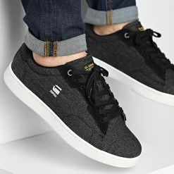 Meilleure vente ✨ Baskets Cadet Canvas 2212 Black de G-Star 🤩