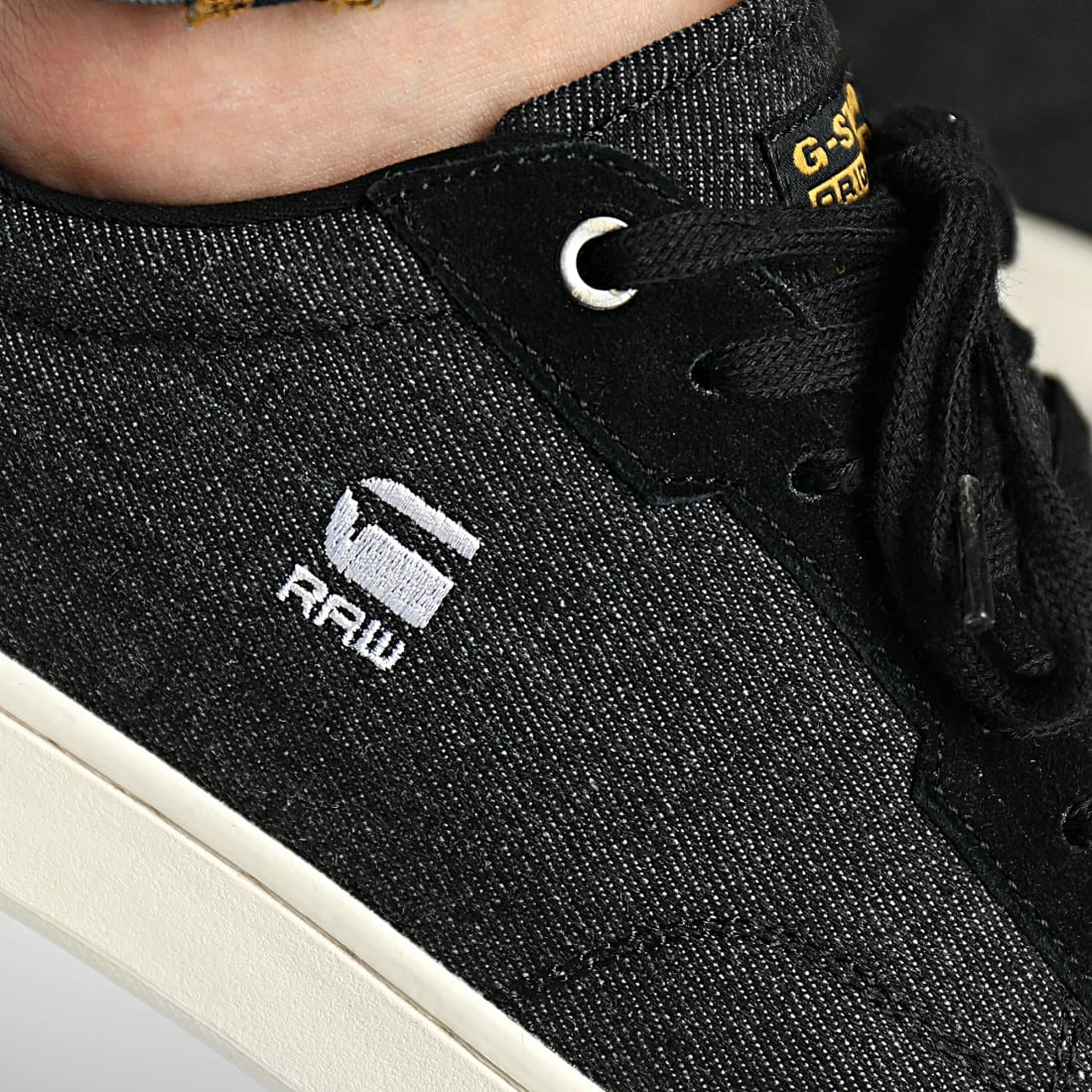 Meilleure vente ✨ Baskets Cadet Canvas 2212 Black de G-Star 🤩 2 Meilleure vente ✨ Baskets Cadet Canvas 2212 Black de G-Star 🤩 – Image 2