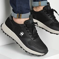 Offres 😉 Baskets TheQ Run Mesh 2212-004511 Black de G-Star ⌛