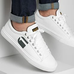 Sortie 🔥 Baskets Meefic 2212-028503 White Olive de G-Star ⌛