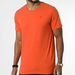 Nouveau 😍 Tee 👕 Shirt Base D16411 Orange de G-Star ⌛