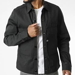 Remise 🧨 Surchemise D22115-D189 Noir de G-Star 💯 -G-Star Soldes g star 328076 D22115 D189 001 20220721T155520 03