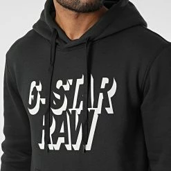 Meilleure vente 🎉 Sweat Capuche Retro Shadow D22236-A971 Gris Anthracite de G-Star 🌟 -G-Star Soldes g star 333135 D22236 A971 5812 20220818T154856 02