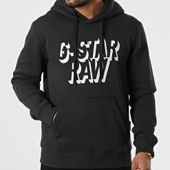 Meilleure vente 🎉 Sweat Capuche Retro Shadow D22236-A971 Gris Anthracite de G-Star 🌟 -G-Star Soldes g star 333135 D22236 A971 5812 20220818T154857 03