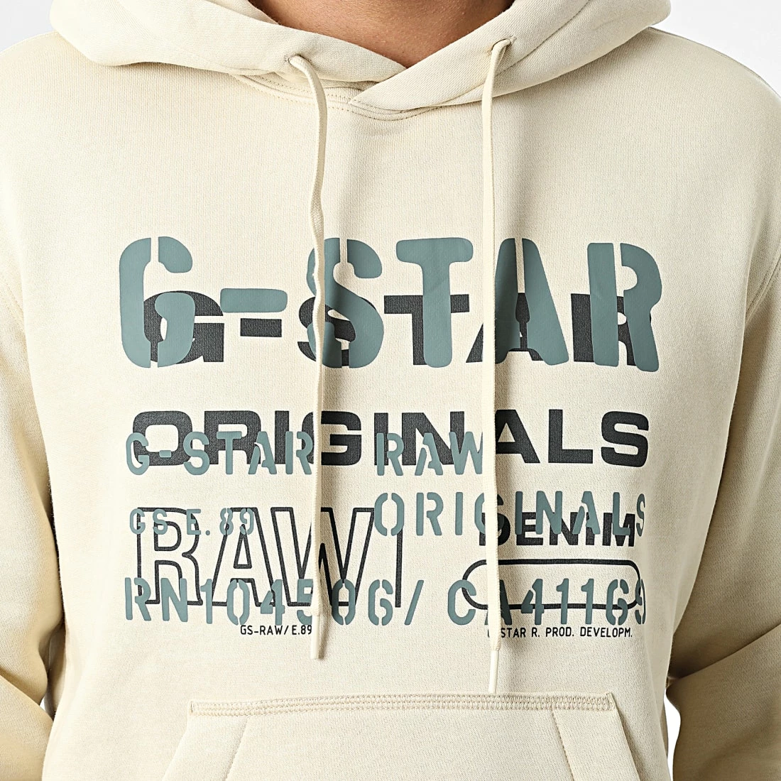 Top 10 🛒 Sweat Capuche Multi Layer Originals D22232-A971 Beige de G-Star 😍 2 Top 10 🛒 Sweat Capuche Multi Layer Originals D22232-A971 Beige de G-Star 😍 – Image 2