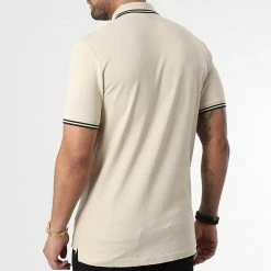 Meilleure affaire 😍 Polo Manches Courtes Dunda D17127-5864 Beige de G-Star 💯 -G-Star Soldes g star 340655 D17127 5864 D309 20221013T153101 04