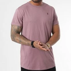 Budget ⭐ Tee 👕 Shirt Oversize Compact Jersey D16396 Rose de G-Star 😍 -G-Star Soldes g star 340985 D16396 B353 D310 20221013T154417 03