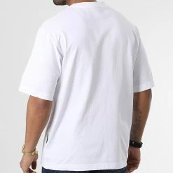 Le moins cher ❤️ Tee 👚 Shirt Boxy Base D21188-4561 Blanc de G-Star 💯 -G-Star Soldes g star 341658 D21188 4561 110 20221013T155313 04