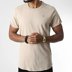 Grosses soldes 🌟 Tee 👚 Shirt Oversize Compact Jersey D16396 Beige de G-Star ⭐ -G-Star Soldes g star 343435 D16396 B353 C531 20221024T150543 03